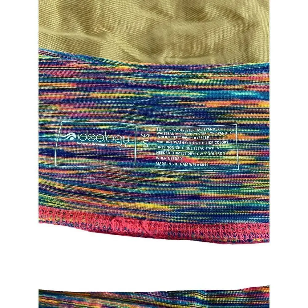 Ideology women’s performance, athletic running shorts, neon pink size small